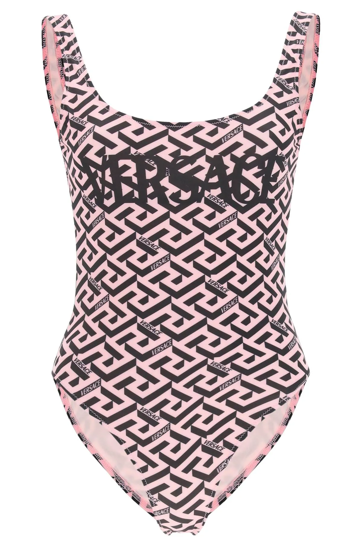 Versace Pattern Logo Printed One-Piece Swimsuit