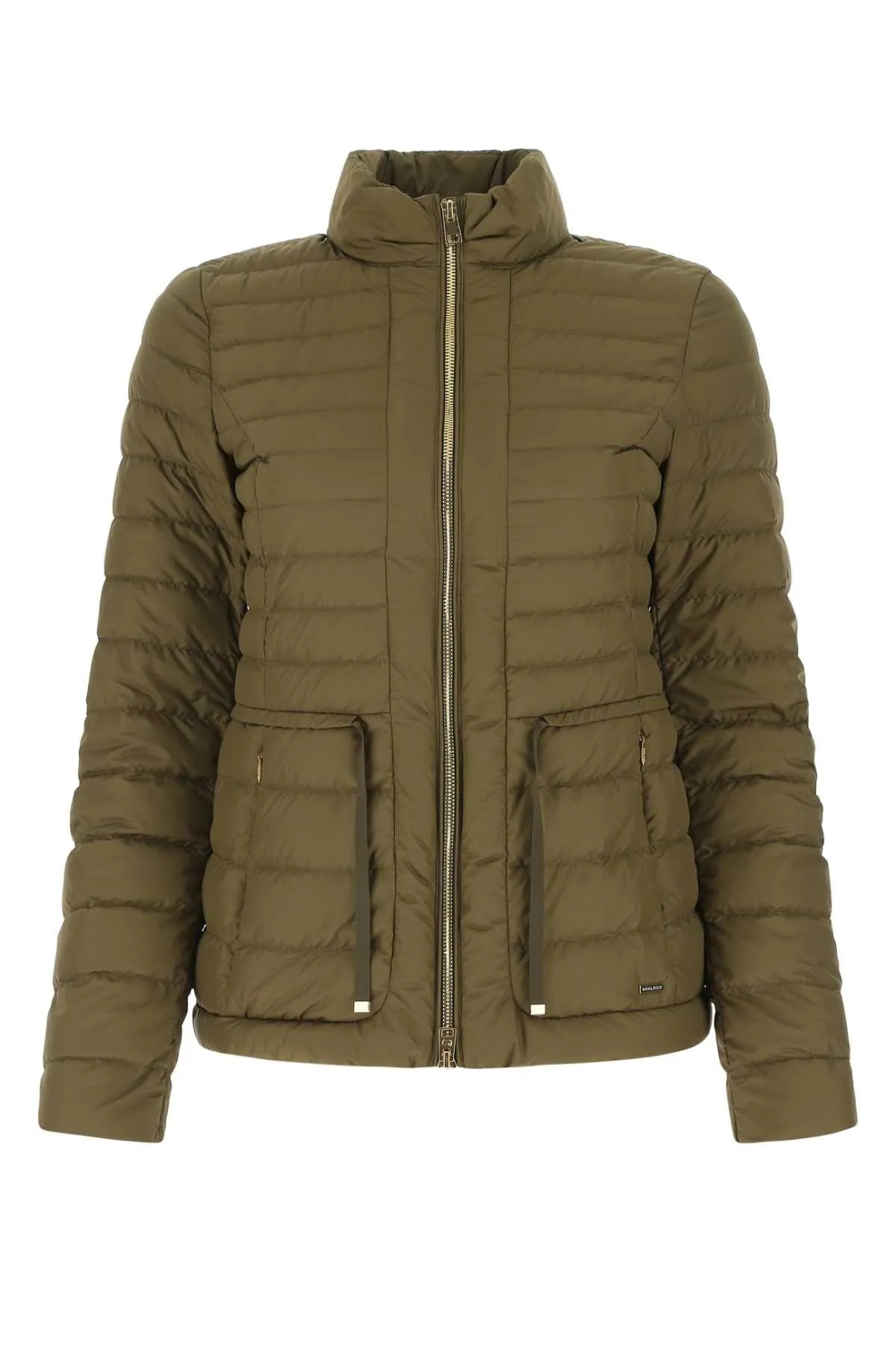 Woolrich Belted Mock-Neck Puffer Jacket