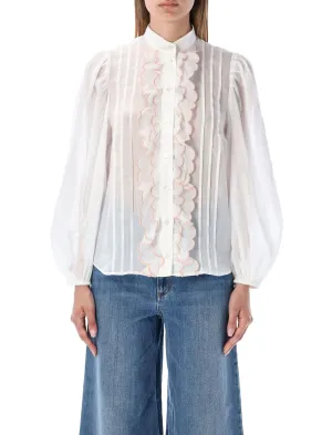 Zimmermann Jude Scallop Frill Shirt