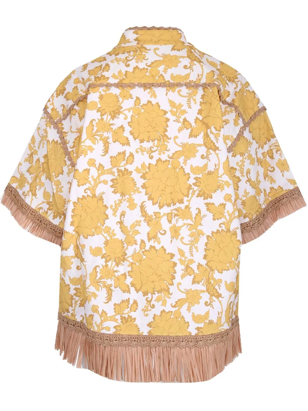 Zimmermann Postcard Fringed Shirt
